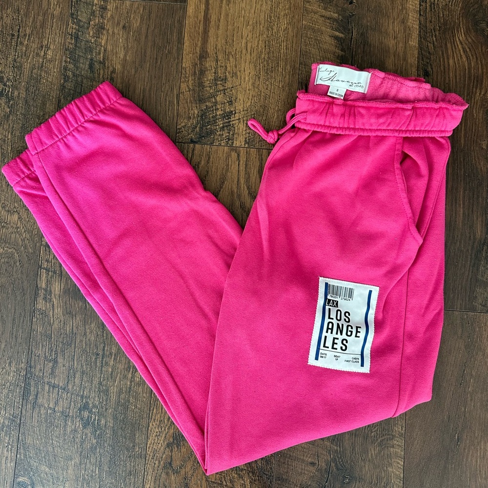 Vintage Havana Pink Los Angeles Sweat Pants